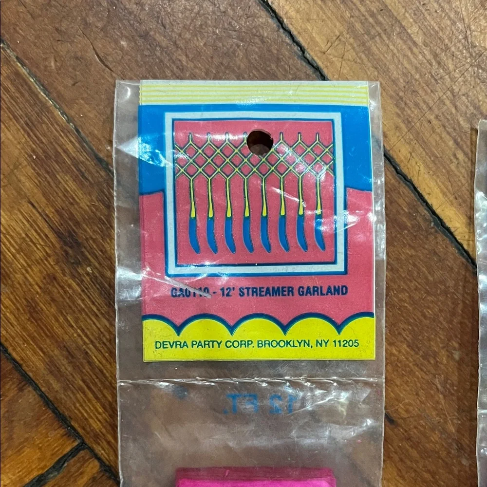 Vibrant Pink, Yellow, and Blue Party Streamers